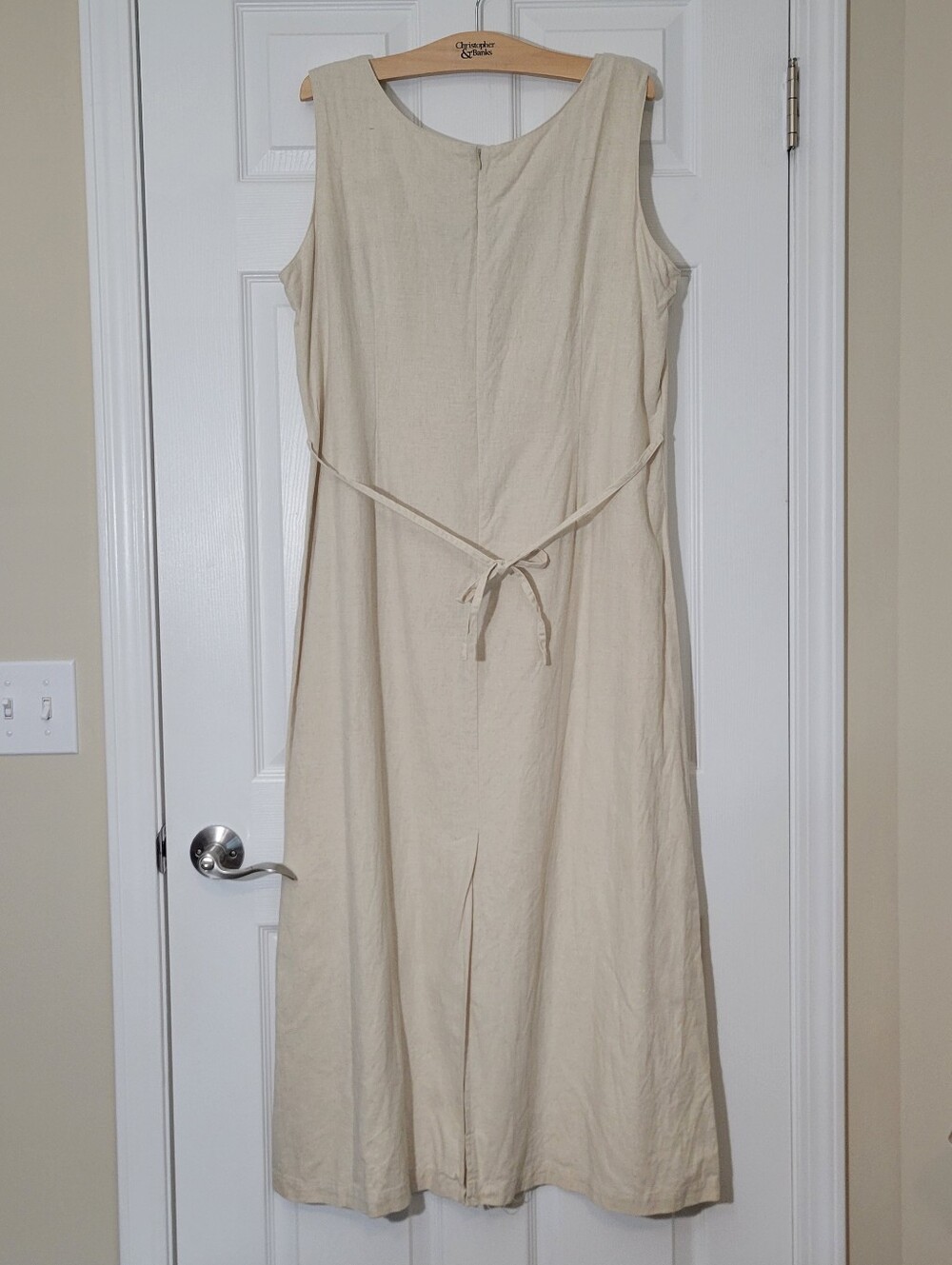 Dockers Khakis For Women Maxi Dress Linen Cotton Size XL - Picture 6 of 12